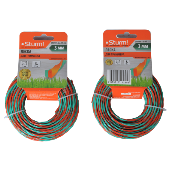 Леска для триммера Sturm! GT3535-3.0-3S-15