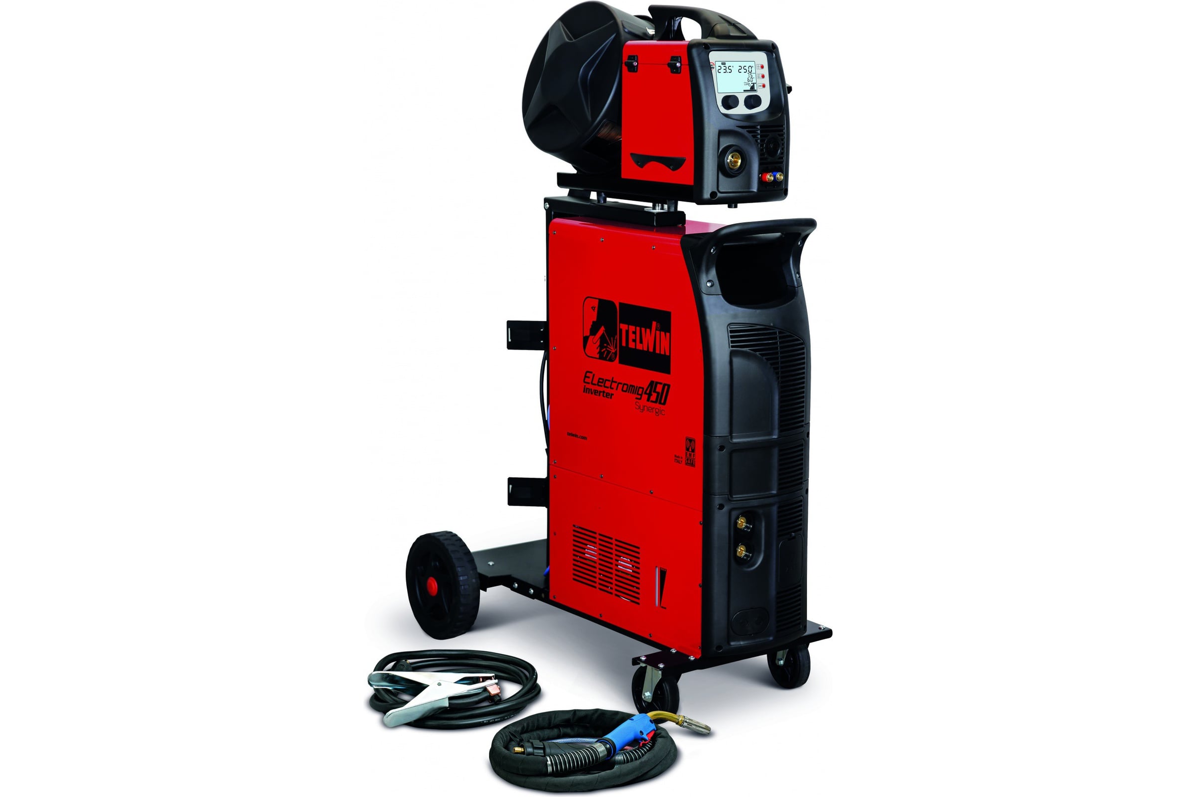 Сварочный инвертор Telwin ELECTROMIG 450 SYNERGIC Aква 816092