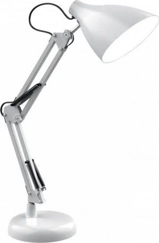 Светильник настольный GAUSS GTL003 60w 220-240v e27 белый струбцина и основание GT0031
