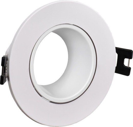 Светильник точечный IEK LIGHTING 4104 встраиваемый MR16 круг пласт. бел.  LT-UVB0-4104-GU05-1-K01