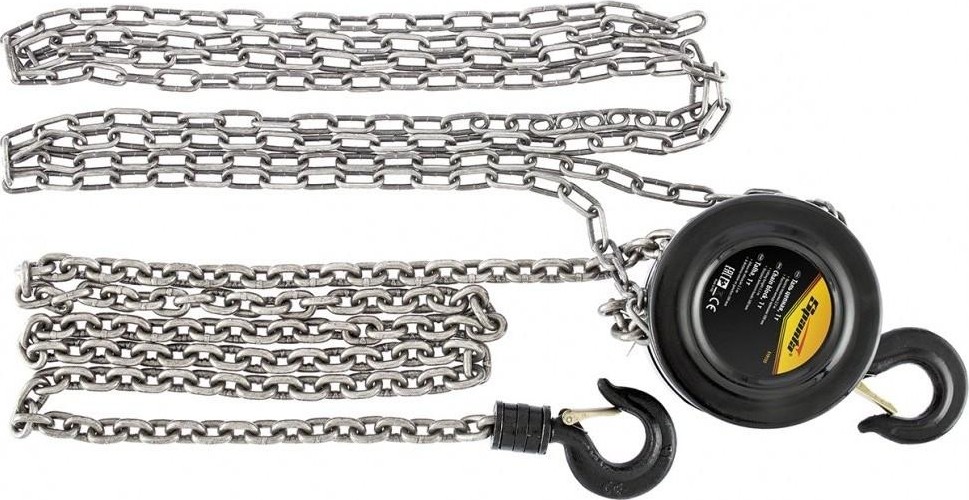 Таль цепная Sparta 1 т h подъема 2,5 м, между крюками 300 мм 519135 519135