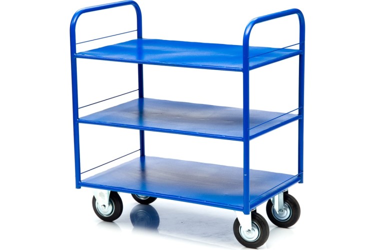 Тележка платформенная СТЕЛЛА-ТЕХНИК КР-3-150 3-х ярусная, 600х900мм КР-3-150-И