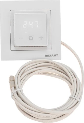 Термостат REXANT 51-0577 цифровой RX-44W сенсорный, с Wi-Fi