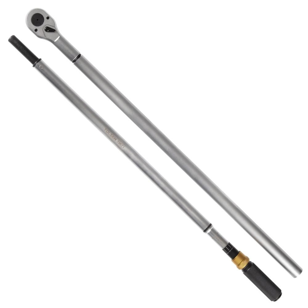 Динамометрический ключ TOLSEN 1, 240-1200 Нм, для левой и правой резьбы, кейс