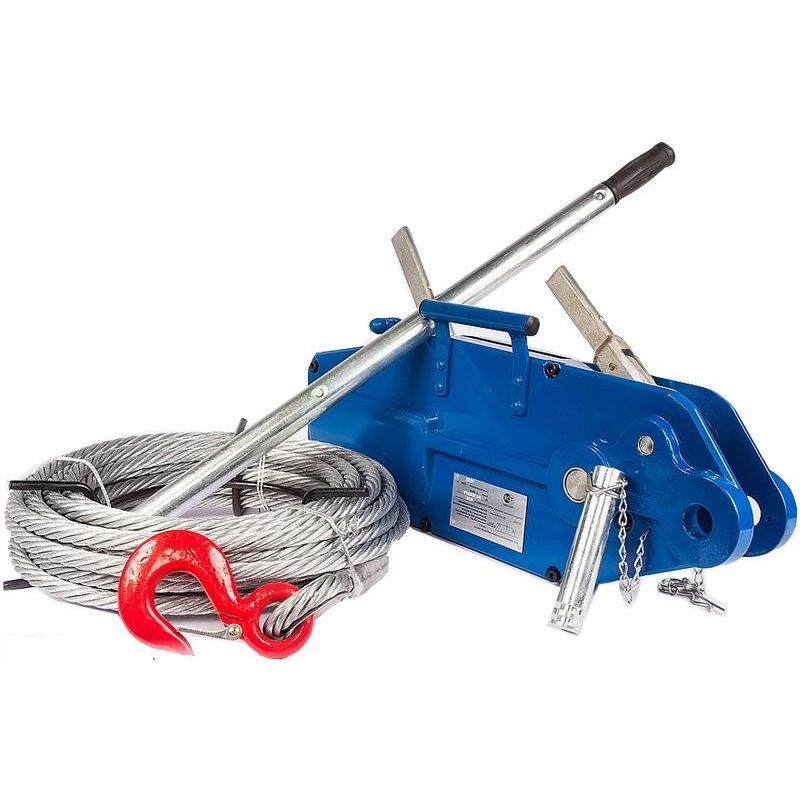 Лебедка рычажная тросовая TOR МТМ (стальной корпус)0,8 т 20 м