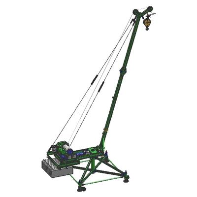 Кран консольный TOR PSJ33100 1000 кг 3x3 м - изображение 7