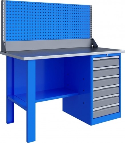 Верстак однотумбовый ВЕРСТАКОФФ TNC 141.16.2-1 125132