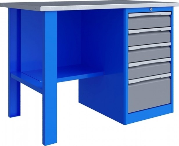 Верстак однотумбовый ВЕРСТАКОФФ TNC 121.15.1-1 125111