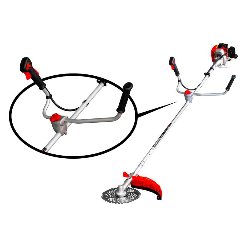 Триммер бензиновый VERTON garden BR-260 Professional (26 см3,не разб.штанга, проф. ранец, нож 40 т, - изображение 2