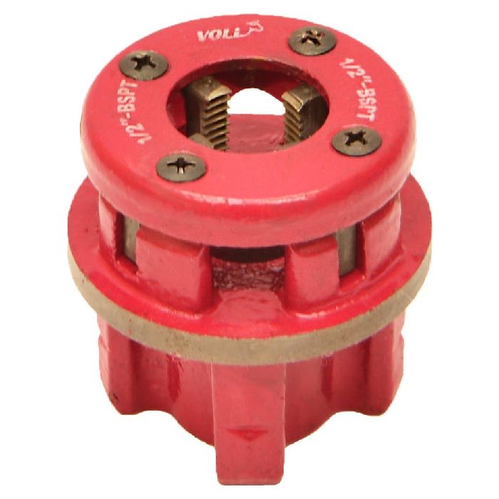 Резьбонарезная головка для электрического клуппа VOLL BSPT SS 1/2
