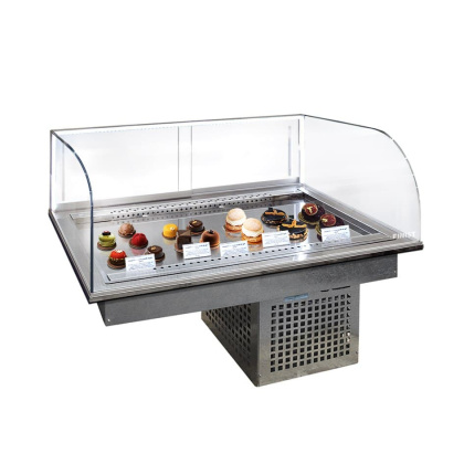 Встраиваемая горизонтальная кондитерская витрина ФИНИСТ Glassier Luxury GL-7 (+5...+8°С)