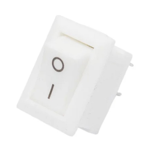 Выключатель клавишный REXANT 250V 3А (2с) ON-OFF белый Micro (RWB-101) ( уп.10 штук ) 36-2012