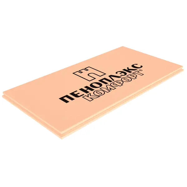 Экструдированный пенополистирол XPS ПЕНОПЛЭКС Комфорт 40 мм 585x1186 мм 0.69 м2 - изображение 2