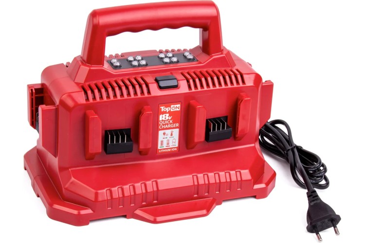Зарядное устройство TopON Milwaukee 18-21V PC6 на 6 АКБ 6АКБ  TOP-M18PC6