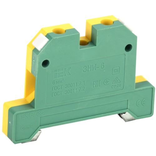 Зажим наборный IEK ЗНИ-6PEN 6кв.мм (JXB-земля)  YZN20-006-K52