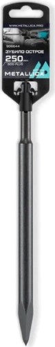 Зубило SDS-plus METALLICA Optima 250/200 мм пикообразное по бетону 906644