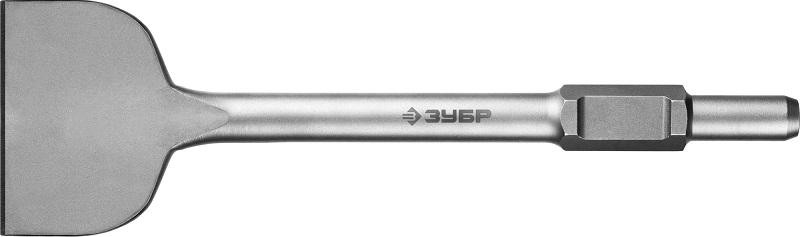 Зубило шестигранное ЗУБР ПРОФЕССИОНАЛ буран hex 30 лопаточное 125х400 мм 29375-125-400